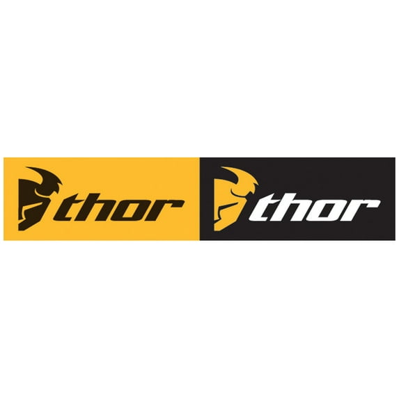 Thor Repeater Vinyl Sticker 50' Roll Black/Yellow