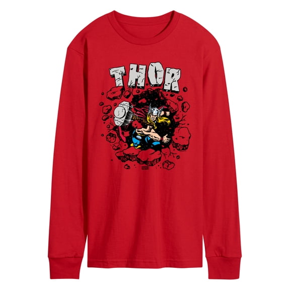 Thor - Rock Burst - Men's Long Sleeve Graphic T-Shirt