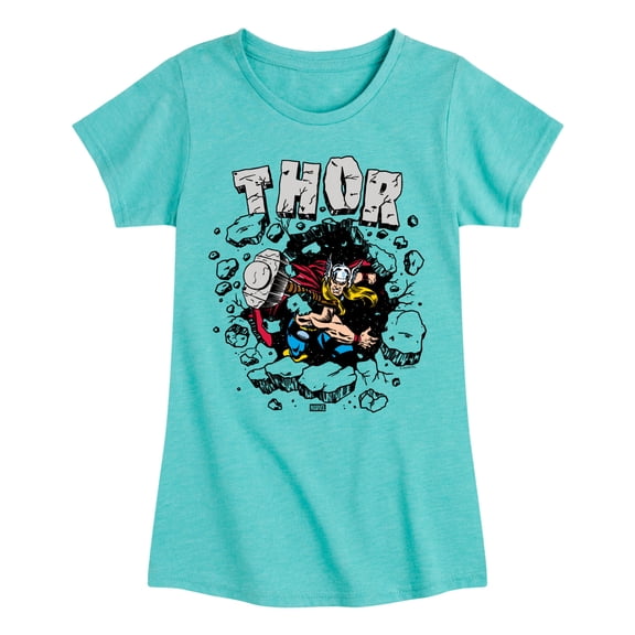 Thor - Rock Burst - Youth Girls Fitted Short Sleeve T-Shirt