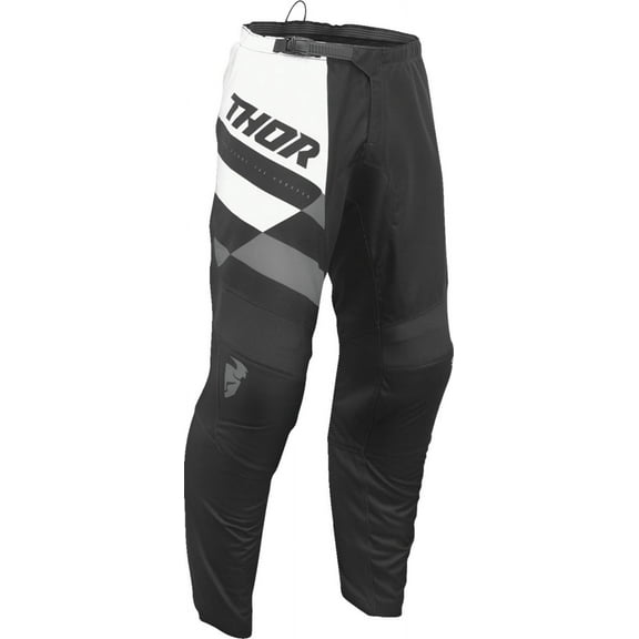 Thor Sector Checker Mens MX Offroad Pants Black/Charcoal 30 USA