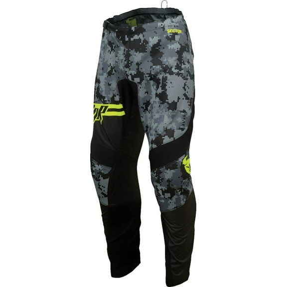 Thor Sector Digi Youth MX Offroad Pants Black/Camo 26 USA