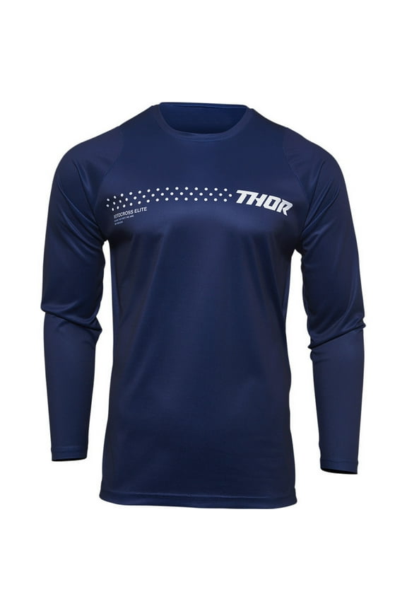 Sector Minimal Mens MX Offroad Jersey Navy Blue MD