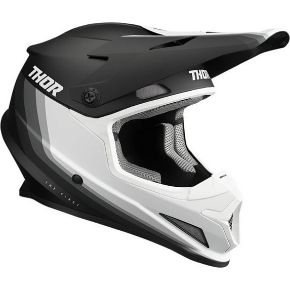 Thor Sector Runner MIPS MX Offroad Helmet Black/White LG