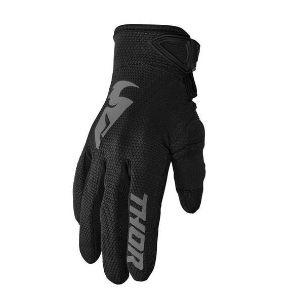 Thor Sector Youth MX Offroad Gloves Black/Gray XXS