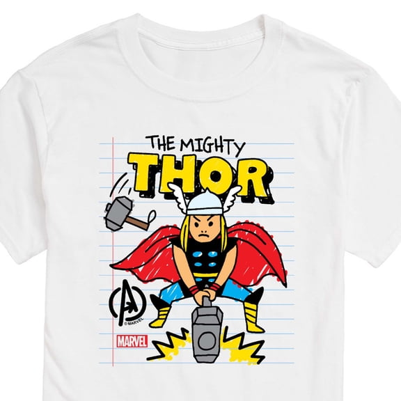 Thor - Sketch - Men's Short Sleeve Graphic T-Shirt