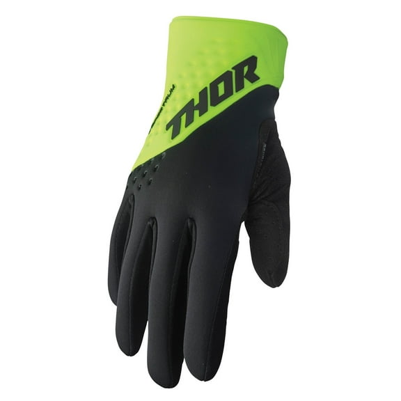 Thor Spectrum Cold Weather Mens MX Offroad Gloves Acid/Black MD