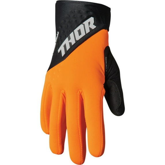 Thor Spectrum Cold Weather Mens MX Offroad Gloves Orange/Black LG