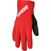 Thor Cold Weather Men's MX Offroad Gloves Left Hand Athletic Glove, Red/White