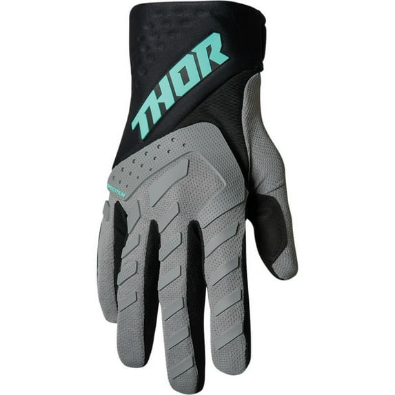 Thor Spectrum Mens MX Offroad Gloves Gray/Black XS