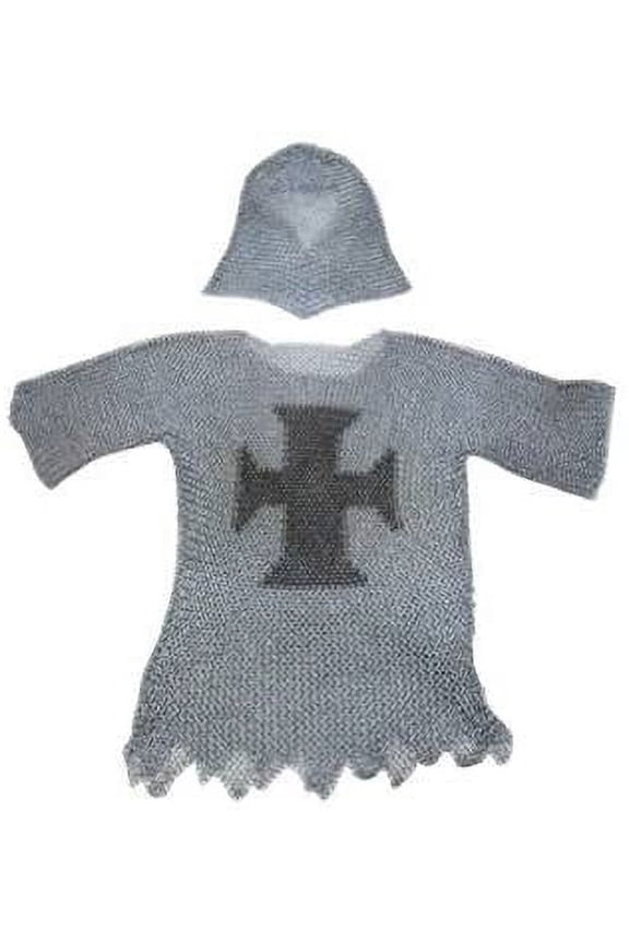 Thor- Templar Chainmail Butted Shirt with Hood One Size
