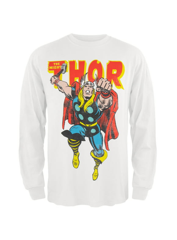 Thor - The Mighty Long Sleeve T-Shirt - Large