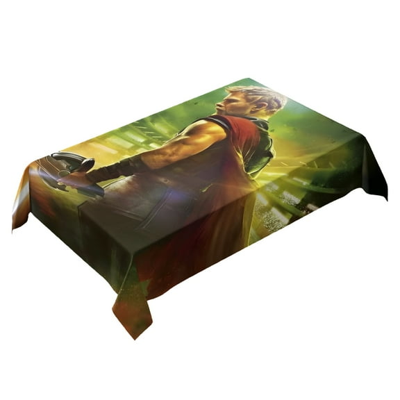 Thor Themed Square Tablecloth 54 * 72 Inches Durable Stylish