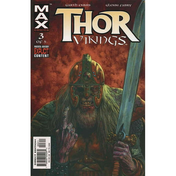 Thor: Vikings #3 VF ; Marvel Comic Book