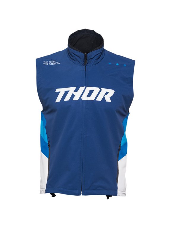 Warm Up Mens MX Offroad Vest Navy/White XL