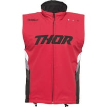 Thor Warm Up Mens MX Offroad Vest Red/Black XL