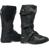 Thor Womens Blitz XR Motocross Offroad Riding Boots - Black/Gray - 5