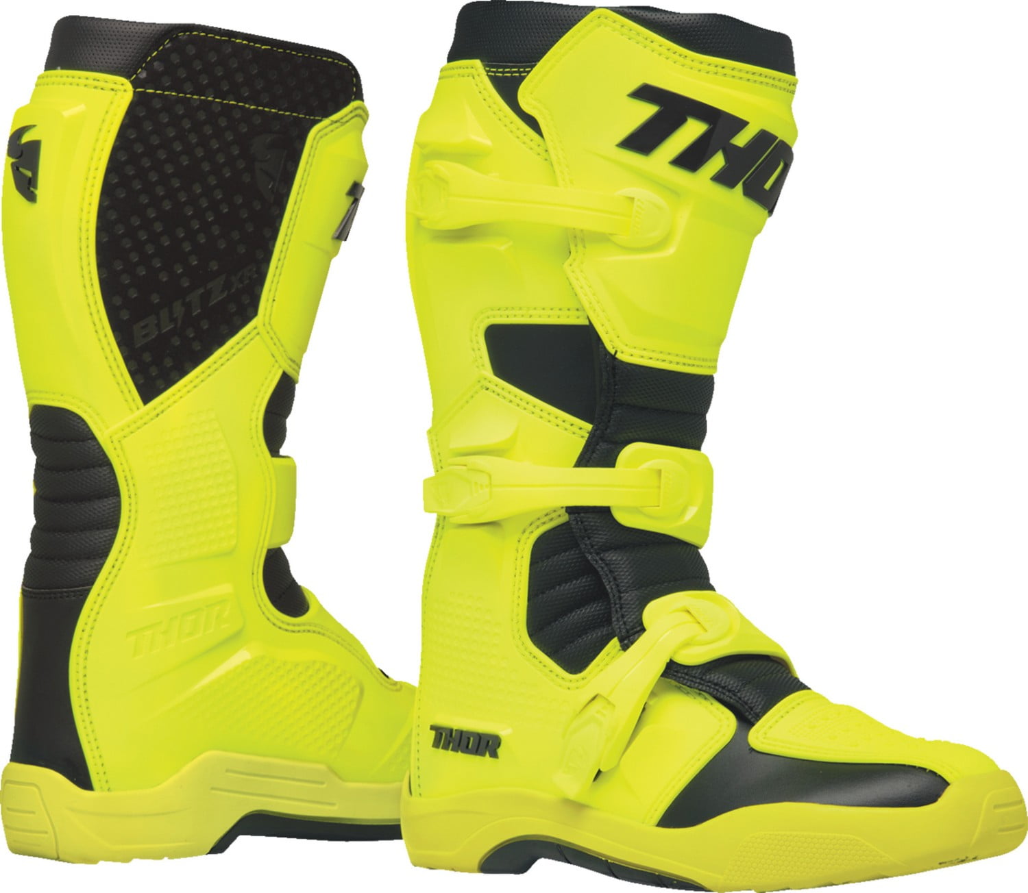 Thor Yellow Blitz XR Offroad Motorcycle Boots 11-USA for Adults ...