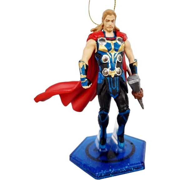 Thor in Cape Superhero Love & Thunder Ornament Figurine Figure Charm 4 Dangler New