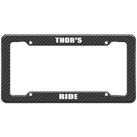 Thor's Ride - Plastic License Plate Frame