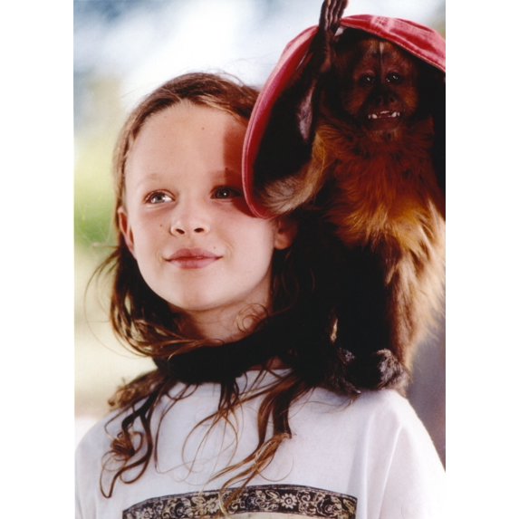 Thora Birch Posed with Bird Portrait Photo Print (8 x 10)
