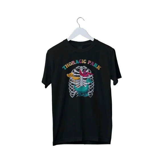 Thoracic Park Pediatric Nurse Dinosaurs Graphic Print T-Shirt S M L XL 2 3 4 XL