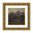 thumbnail image 1 of Thorald Læssøe 20x20 Gold Ornate Framed and Double Matted Museum Art Print Titled - View Towards Ariccia and the Palazzo Chigi and S. Maria Dell'Assazione, Italy (1842 - 1846), 1 of 4