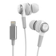thumbnail image 1 of Thore Headphones for iPhone 13 12 11/Pro Max /Mini Earphones (Apple MFi Certified) Wired In-Ear Lightning Earbuds with Mic (For iPhone Xr/ X Max/ X/ 7/ 8 Plus) - V120 White, 1 of 4