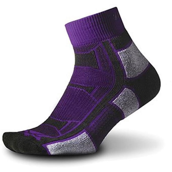 Thorlo 738006 Outdoor Athlete Lw Qtr Sock, Purple - Small
