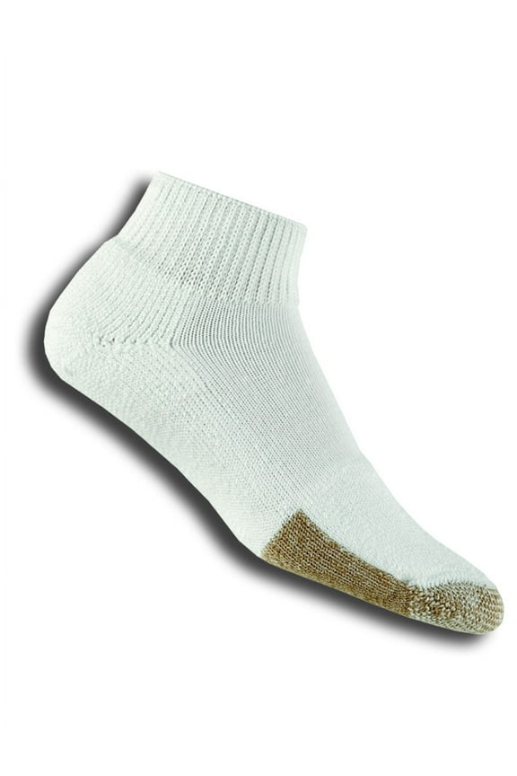 Thorlo Men's Tennis Mini-Crew Socks - XLarge, White, XLarge