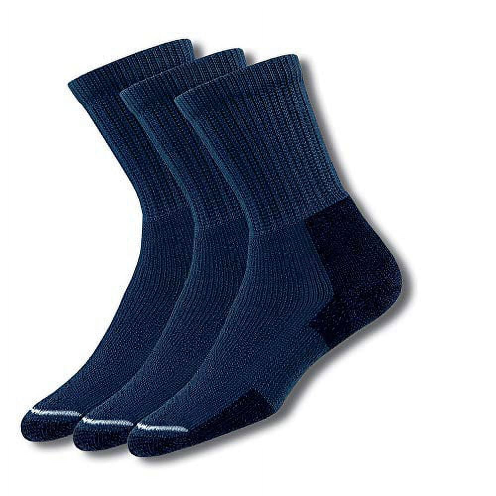 Thorlos Women's Hiking Crew Socks - 3-Pair Pack, Moisture-Wicking, Cushioned, Made In USA
