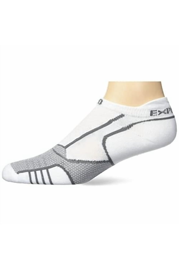 Prolite Ultra-Light No Show Tab Socks Rocket Grip Grey Unisex Adult 066