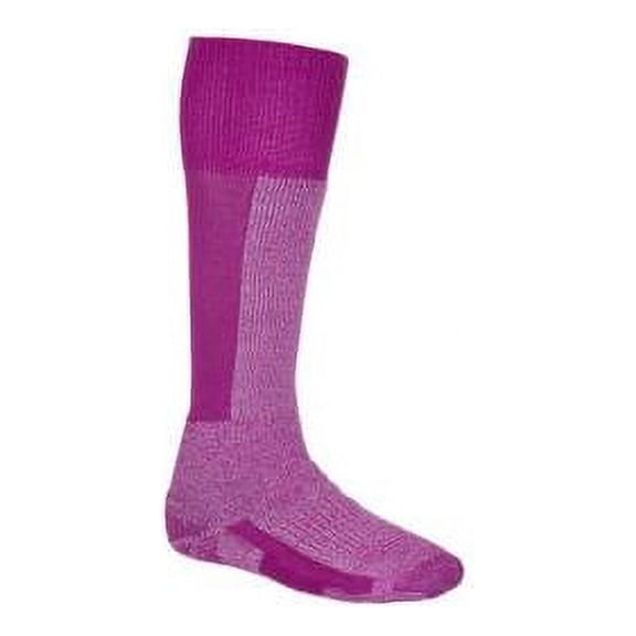 Thorlos Thick Cushion Comfort Fit Ski Sock Twilight Rose, 9 (S)