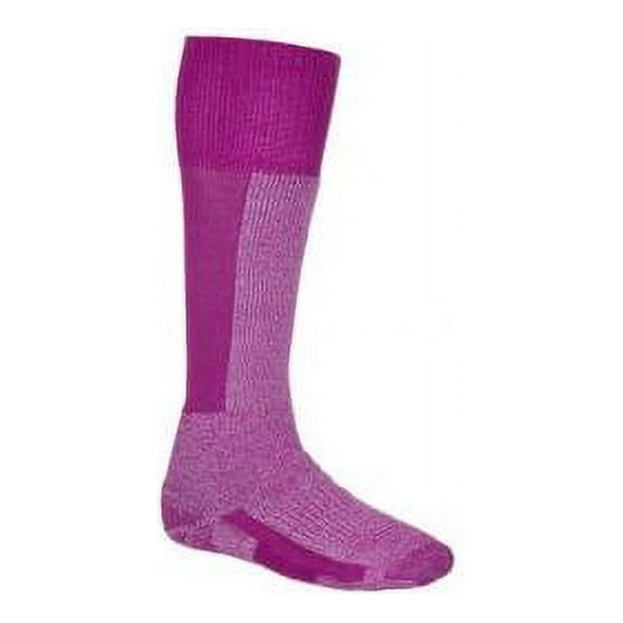 Thorlos Thick Cushion Comfort Fit Ski Sock Twilight Rose, 9 (S)