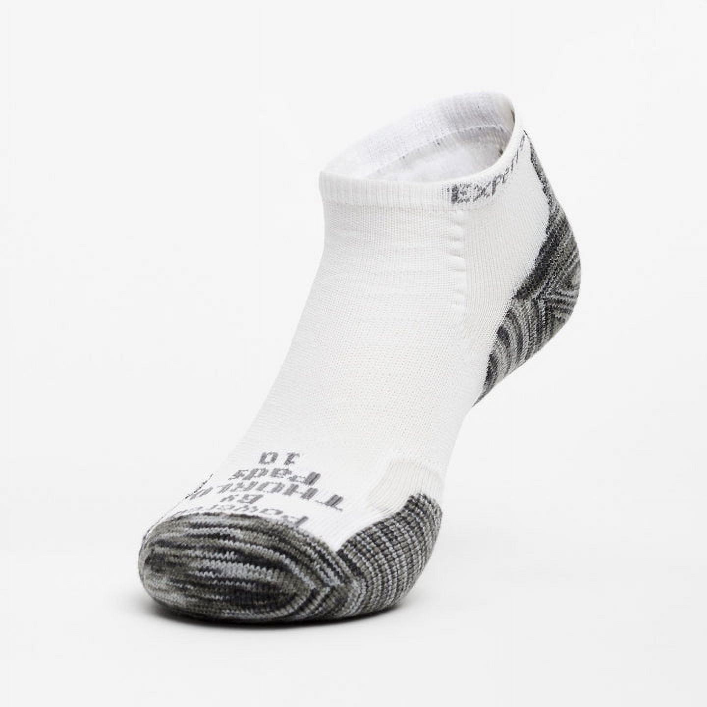 Calze Unisex Thorlos Experia Multi-Sport | Taglio Basso Imbottito | Traspiranti, Black/Grey - 2