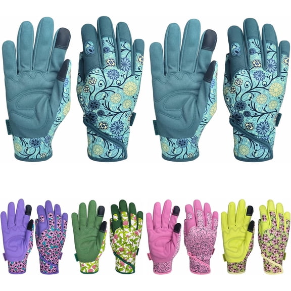 Thorn Proof&Puncture Resistant Gardening Gloves with Grip,Garden Gloves for Women, Leather Work Gloves,Gifts