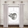 thumbnail image 1 of Thorne 1" Dia Side Window Curtain Rod 12-20 inch long (Set of 2) - Satin Nickel, 1 of 1