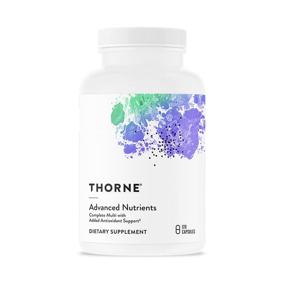 THORNE - Advanced Nutrients - Daily Multivitamin with Antioxidants - Supports Healthy Aging & Eye Health* - Third-Party Certified - 120 Capsules