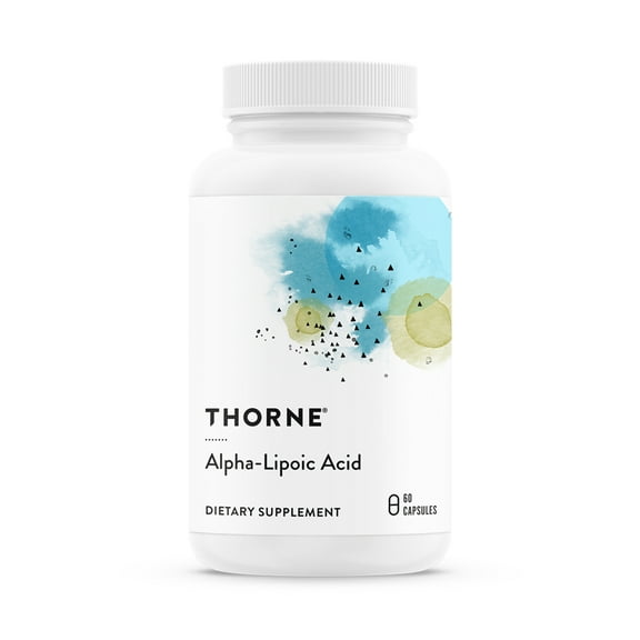 THORNE - Alpha-Lipoic Acid - 300 mg - Supplement Liver Detox, Antioxidant Support, Nerve Health and Mental Sharpness* - 60 Capsules