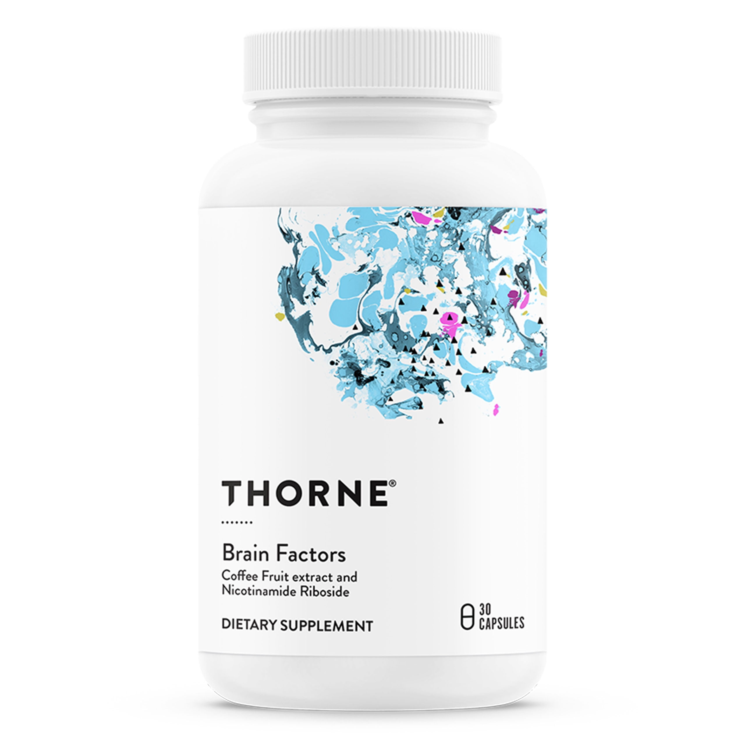 Thorne Brain Factors, Brain Health Supplement with Nicotinamide