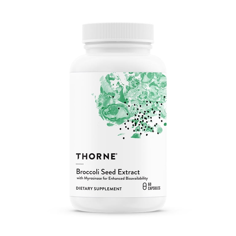 brocco glutathione price THORNE - Broccoli Seed Extract (formerly Crucera-SGS) for Antioxidant Support* - Sulforaphane Glucosinolate (SGS) GHK-Cu (Copper Tripeptide) - Limited Deals September 1 2024 Size:15ml Glass