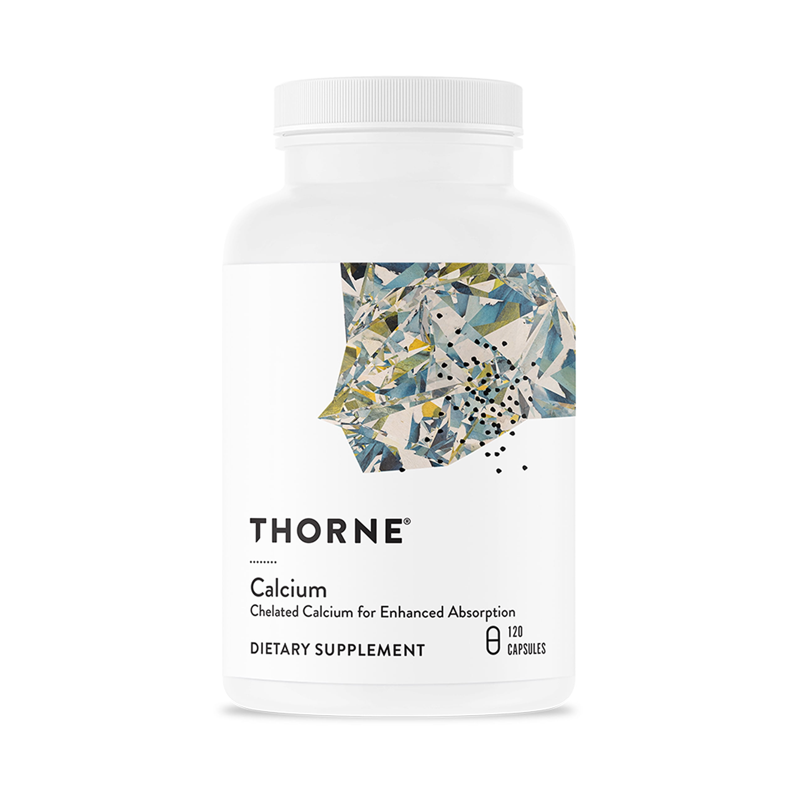 THORNE - Calcium - (formerly DiCalcium Malate) - Chelated Calcium for Enhanced Absorption with DimaCal for Bone Density Support* - 120 Capsules