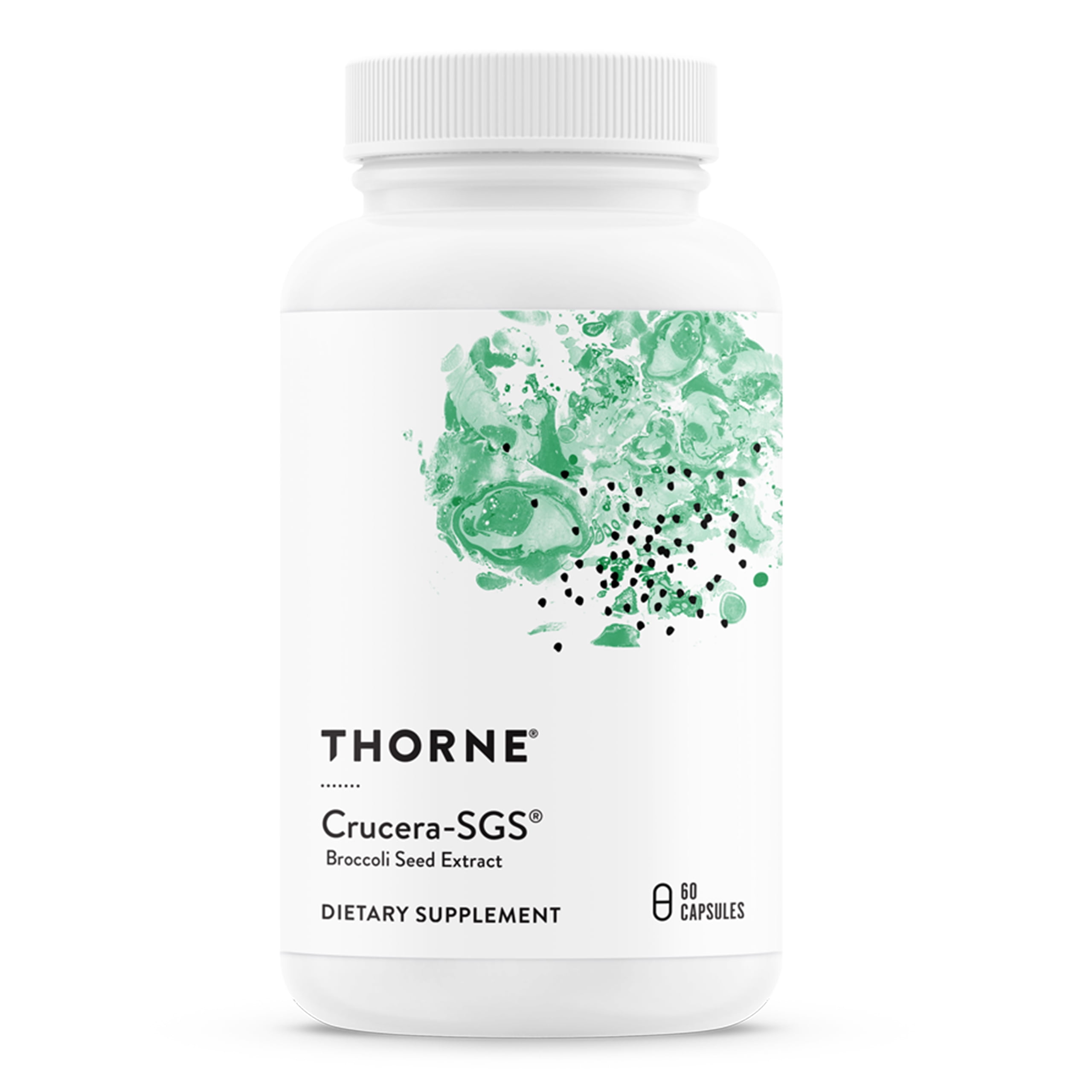 Thorne Crucera-SGS, Broccoli Seed Extract for Antioxidant Support, Sulforaphane Glucosinolate SGS, 60 Capsules