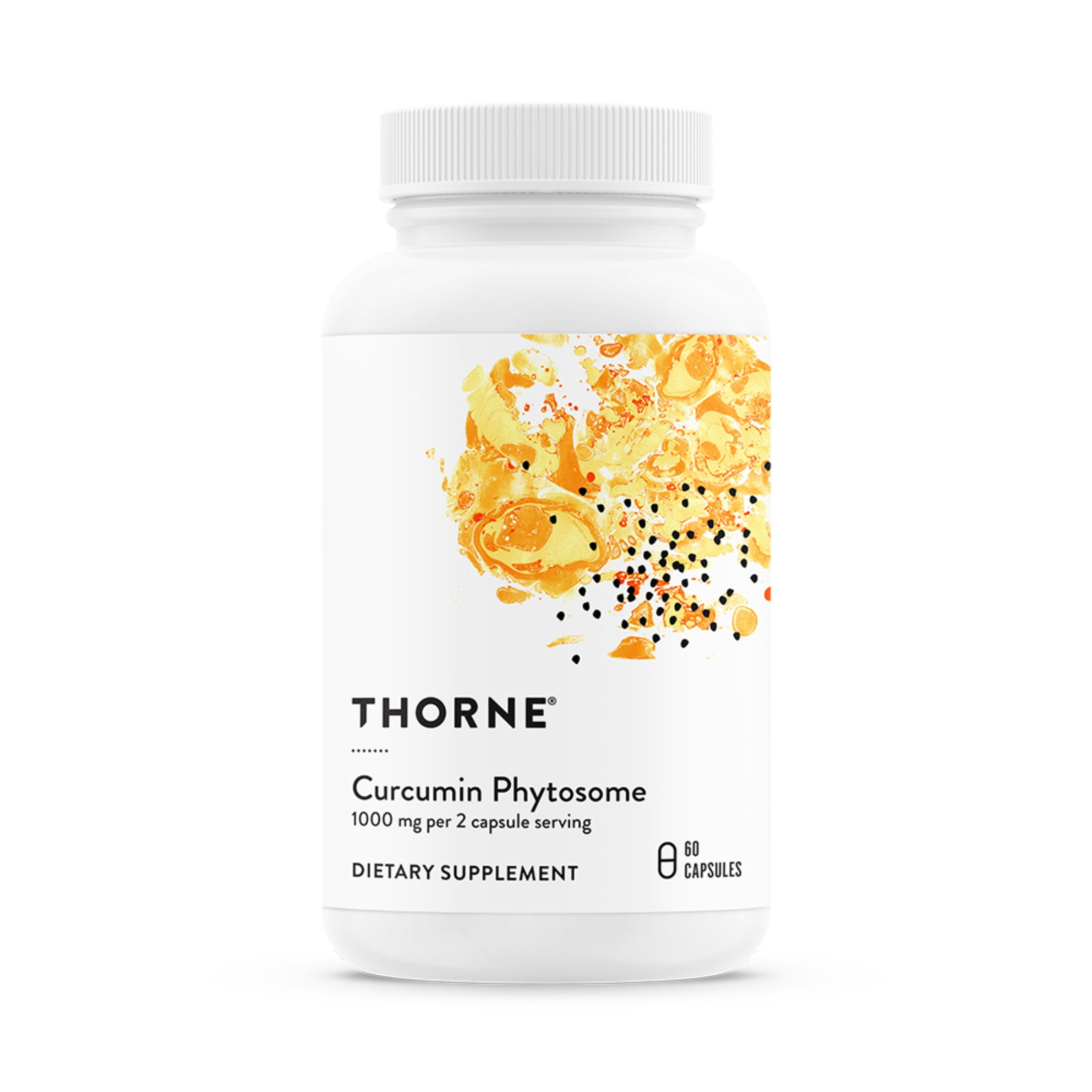 THORNE - Curcumin Phytosome 1000 mg (Meriva) - Clinically Studied, High Absorption - Supports Healthy Inflammatory Response in Joints, Muscles, GI Tract, Liver, and Brain* - 60 Capsules - 30 Servings