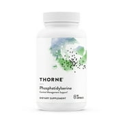 THORNE - Phosphatidylserine (Formerly Iso-Phos) - Cortisol Management Support - Phosphatidylserine Isolate Supplement to Support Brain Function* - 60 Capsules - 60 Servings