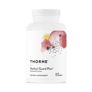 THORNE - Methyl-Guard Plus - حمض الفوليك النشط (5-MTHF) مع فيتامينات B2 وB6 وB12 - يدعم الميثيل ومستوى صحي من الهوموسيستين* - خالٍ من الجلوتين ومنتجات الألبان وفول الصويا - 90 كبسولة