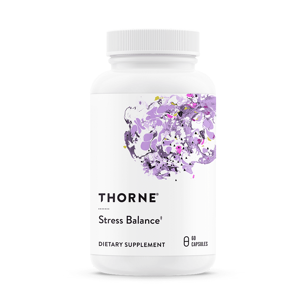 Thorne Phytisone, Adrenal Support Supplement with Vitamin C &amp; Ashwagandha, Dairy-Free Helath Support, 60 Capsules, 30 Servings