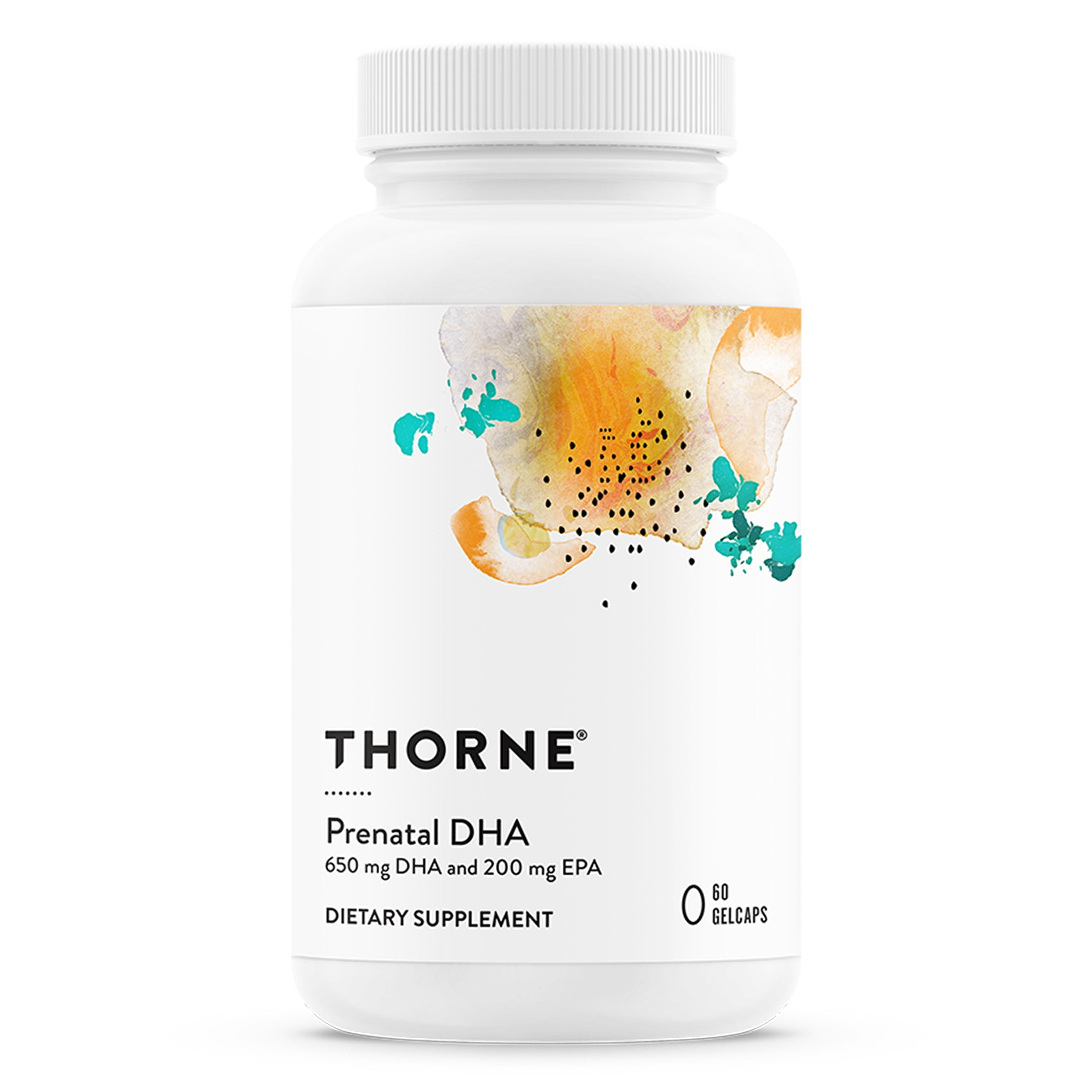 THORNE Prenatal DHA - 650 mg DHA and 200 mg of EPA - Supports Babys Brain and Nervous System Development from Pregnancy to Nursing* - 60 capsules