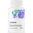 thumbnail interactive-video image 1 of THORNE - Advanced Iron Complex (formerly Ferrasorb) - Complete Blood Support Formula* - B and C Vitamins for Optimal Absorption - 60 Servings, 1 of 11