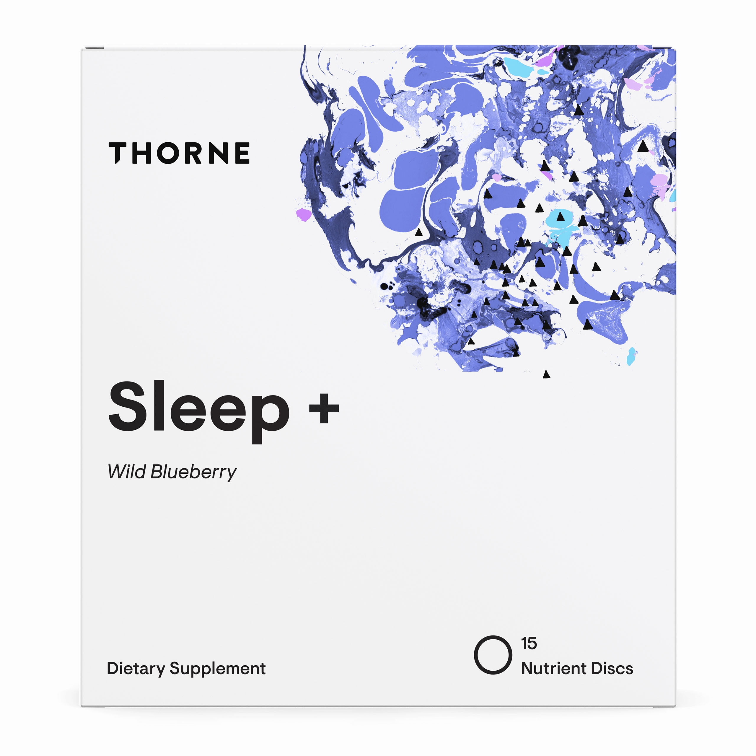Thorne Sleep + Dissolvable Supplement Disc, Chamomile, LTheanine and Melatonin for deep