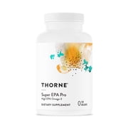 Thorne Super EPA Pro, Omega-3 Fish Oil with High Concentration EPA, Promotes Heart Health and Blood Lipid Support, 120 Gelcaps